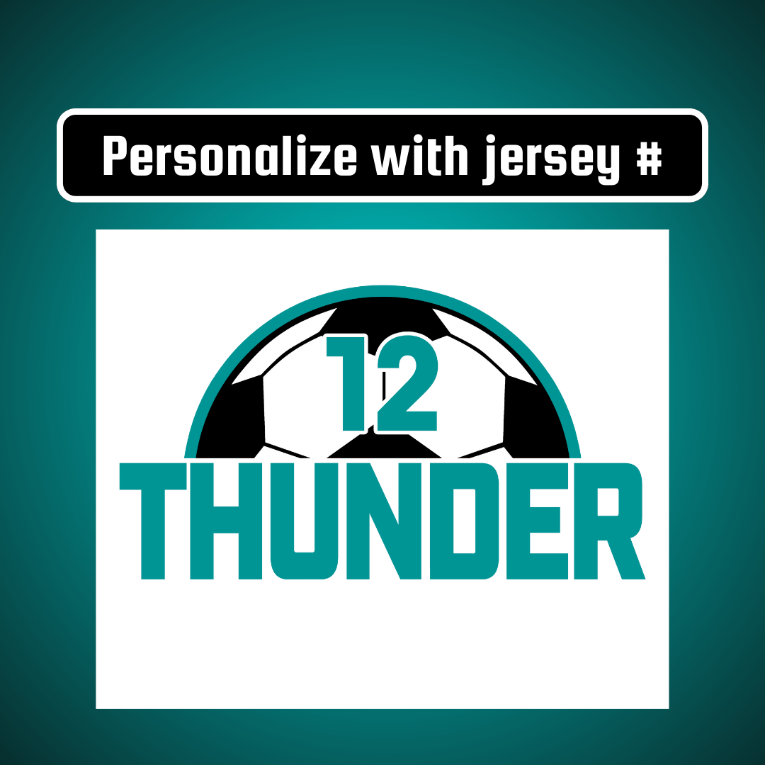 Youth Thunder Personalized Number Hoodie