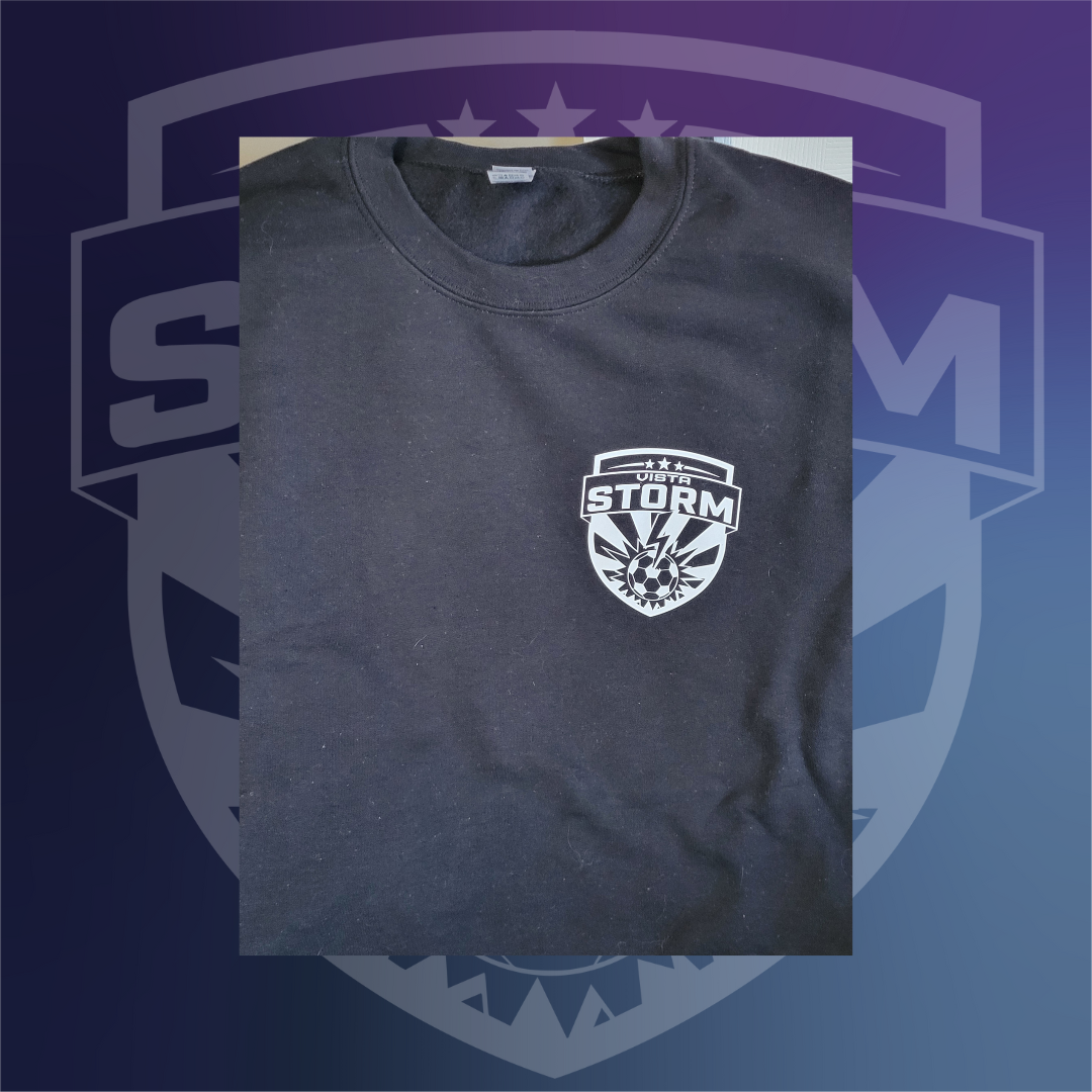 Storm White Logo Crew