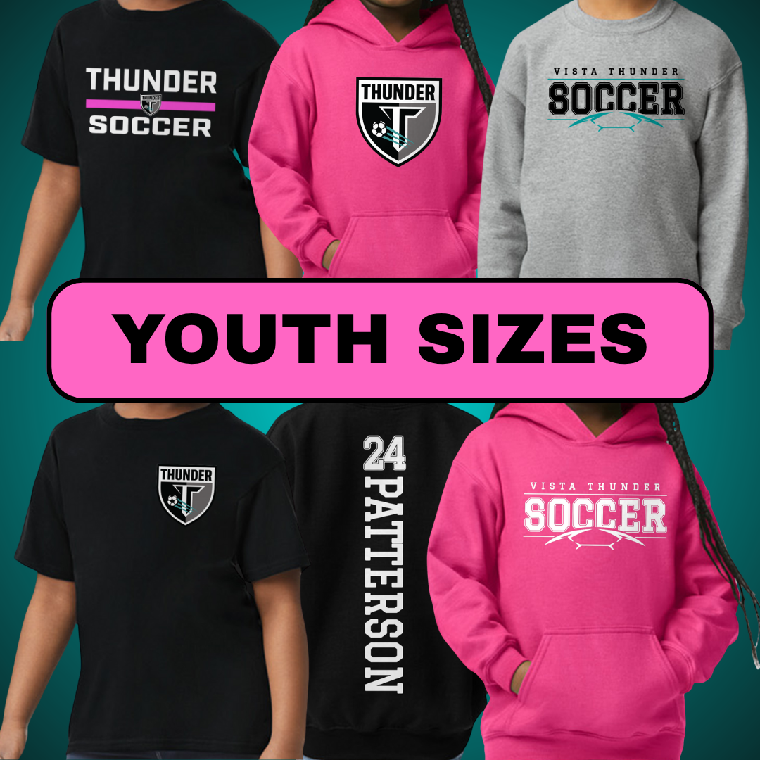 Thunder Youth Sizes