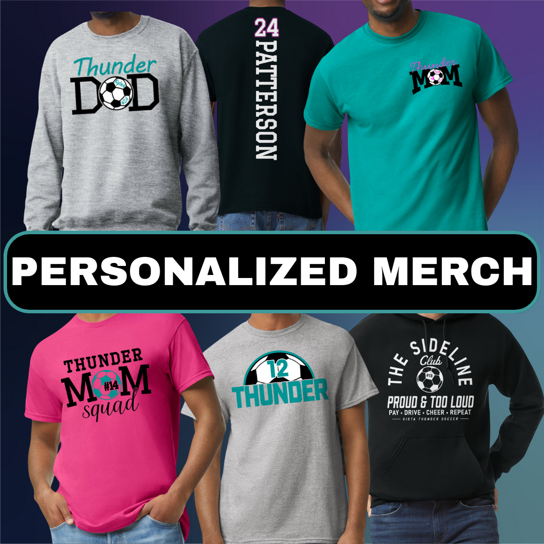 Thunder Personalized Merch
