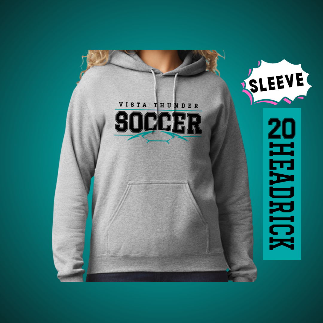 Thunder Soccer Personalized Hoodie