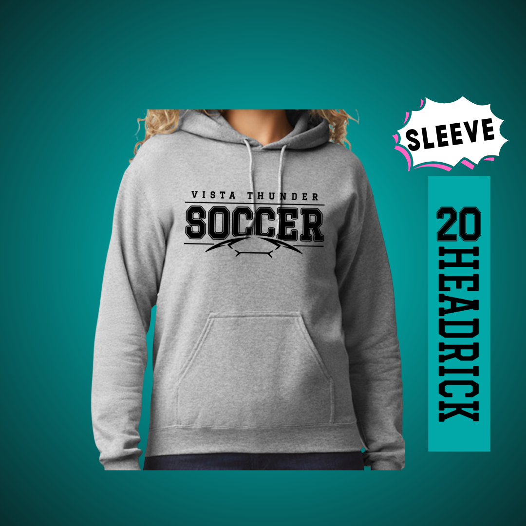 Thunder Soccer Personalized Hoodie