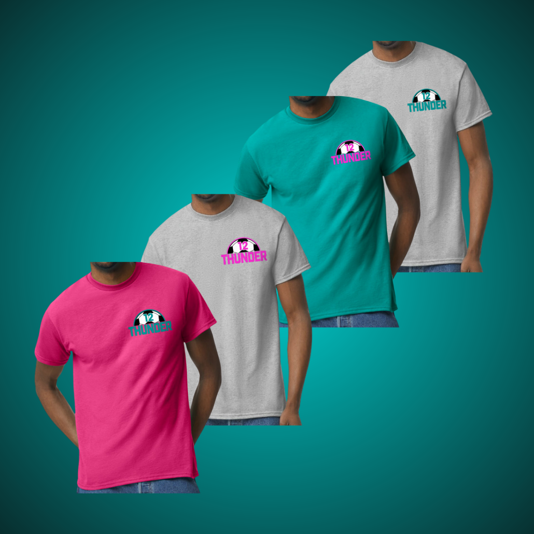 Thunder Personalized Number T - Small Design