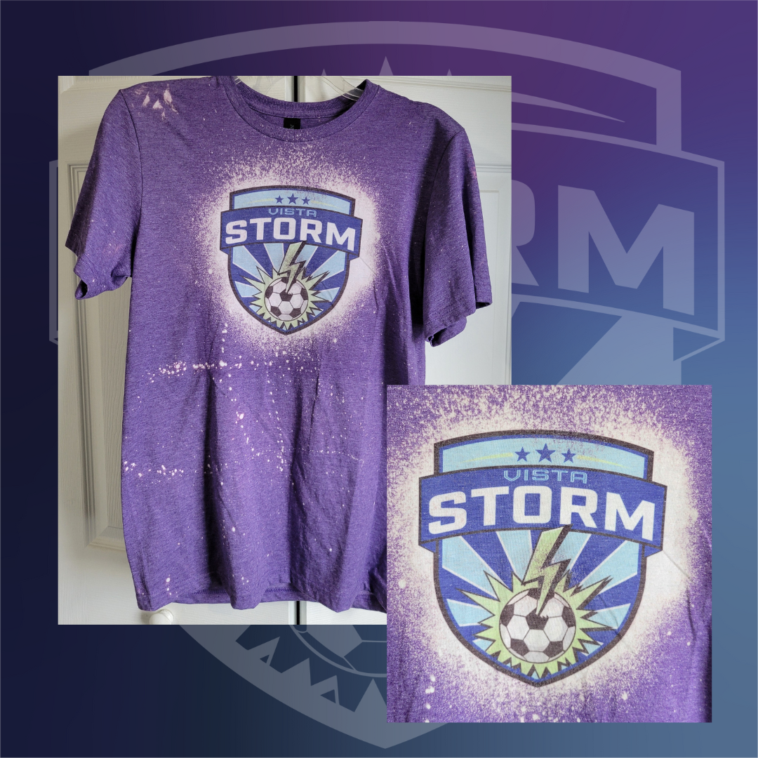 Sublimated Vista Storm Logo Bleach T