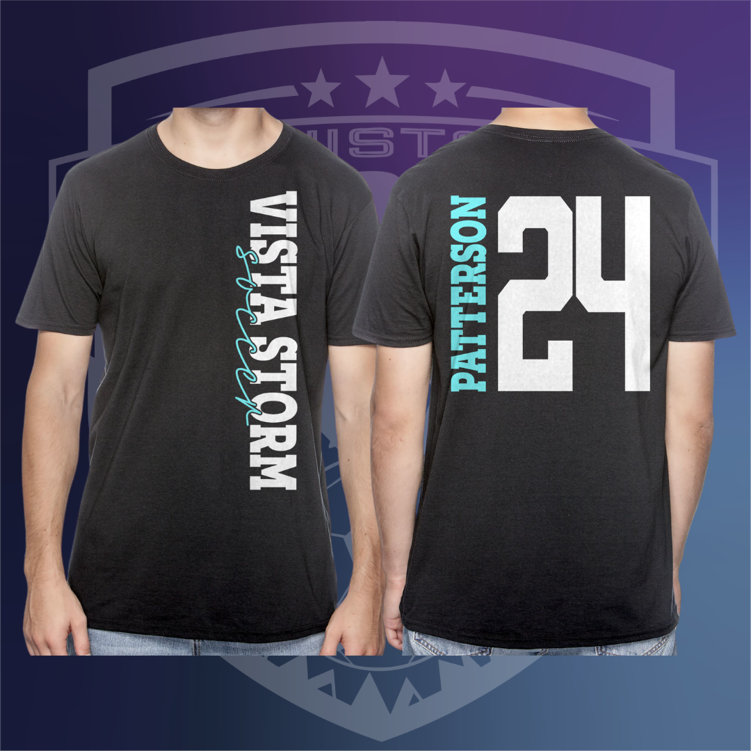 Storm Soccer T Personalized Back