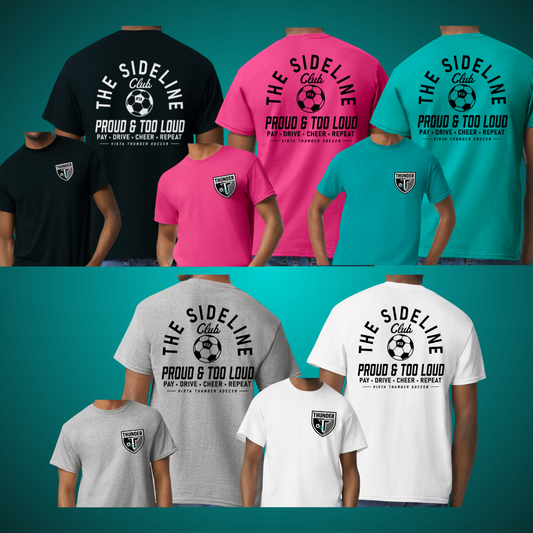 Thunder Sideline Club T w/ Logo on Front