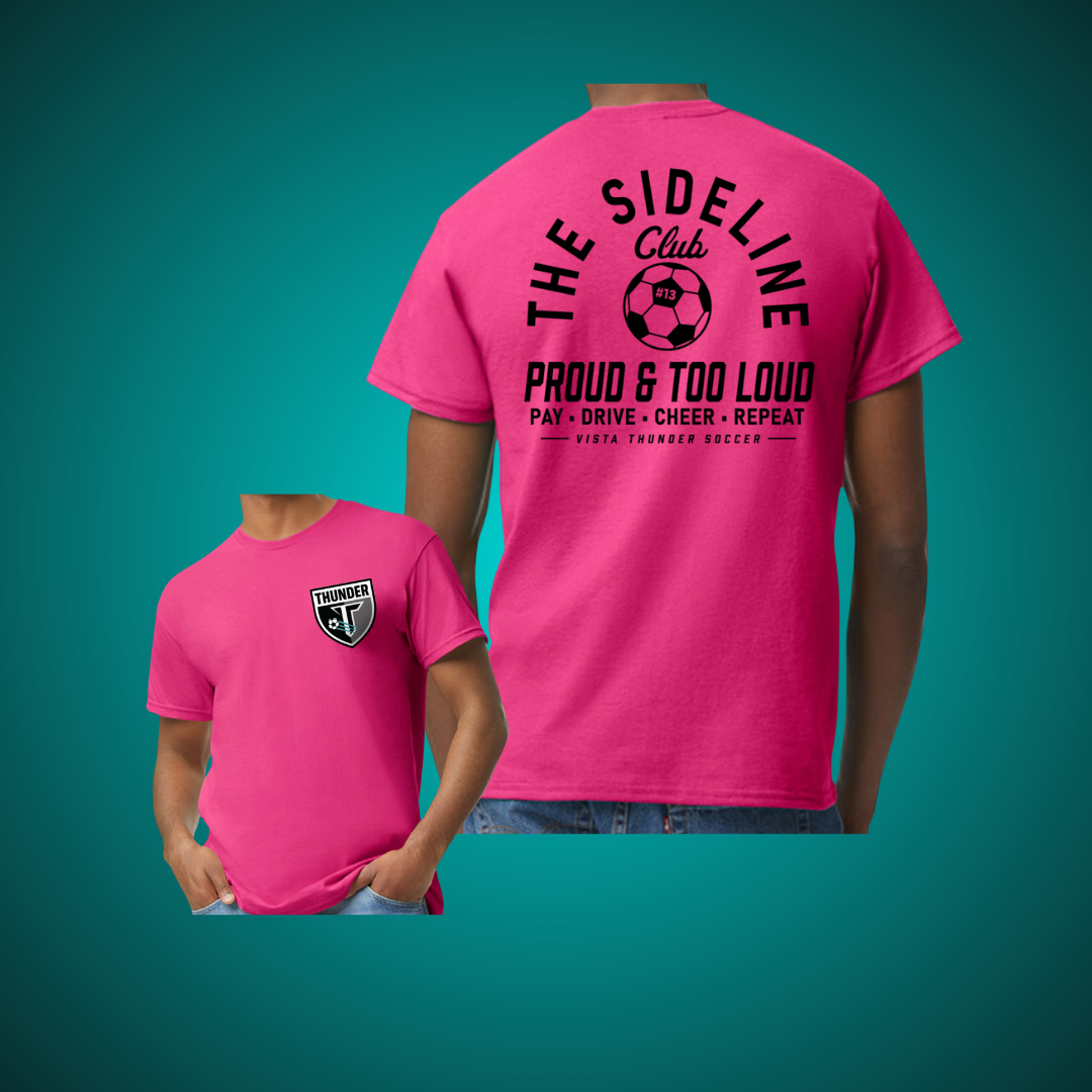 Thunder Sideline Club T w/ Logo on Front
