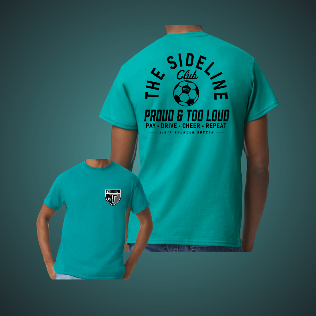 Thunder Sideline Club T w/ Logo on Front