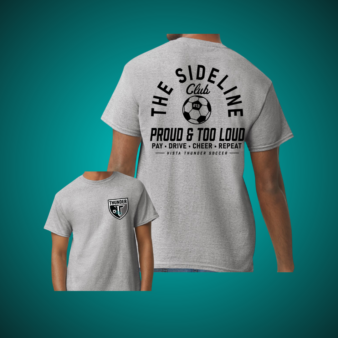 Thunder Sideline Club T w/ Logo on Front